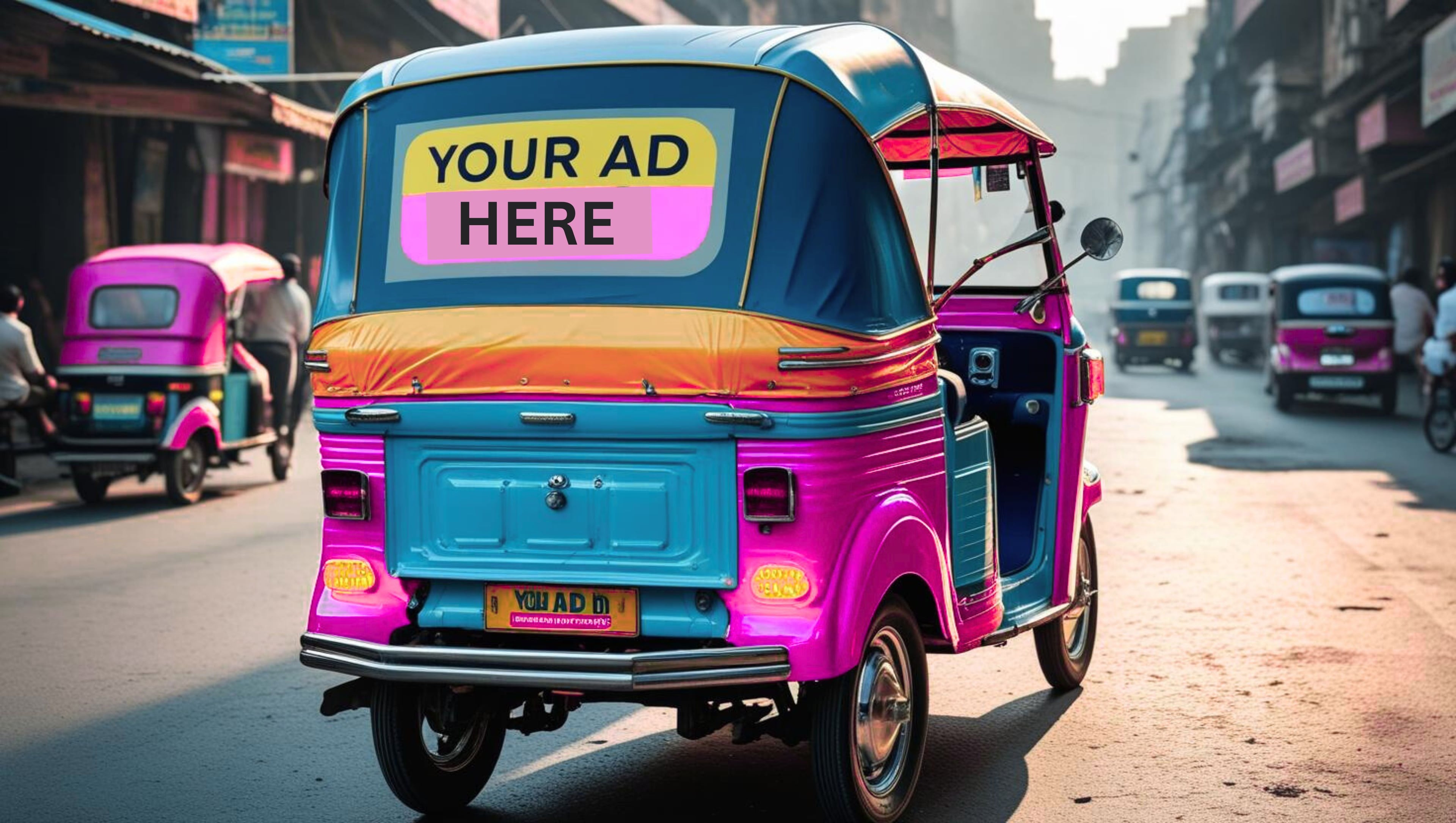 Autorickshaw Advertising - Professional advertising services by Pinnacles Advertising Mumbai